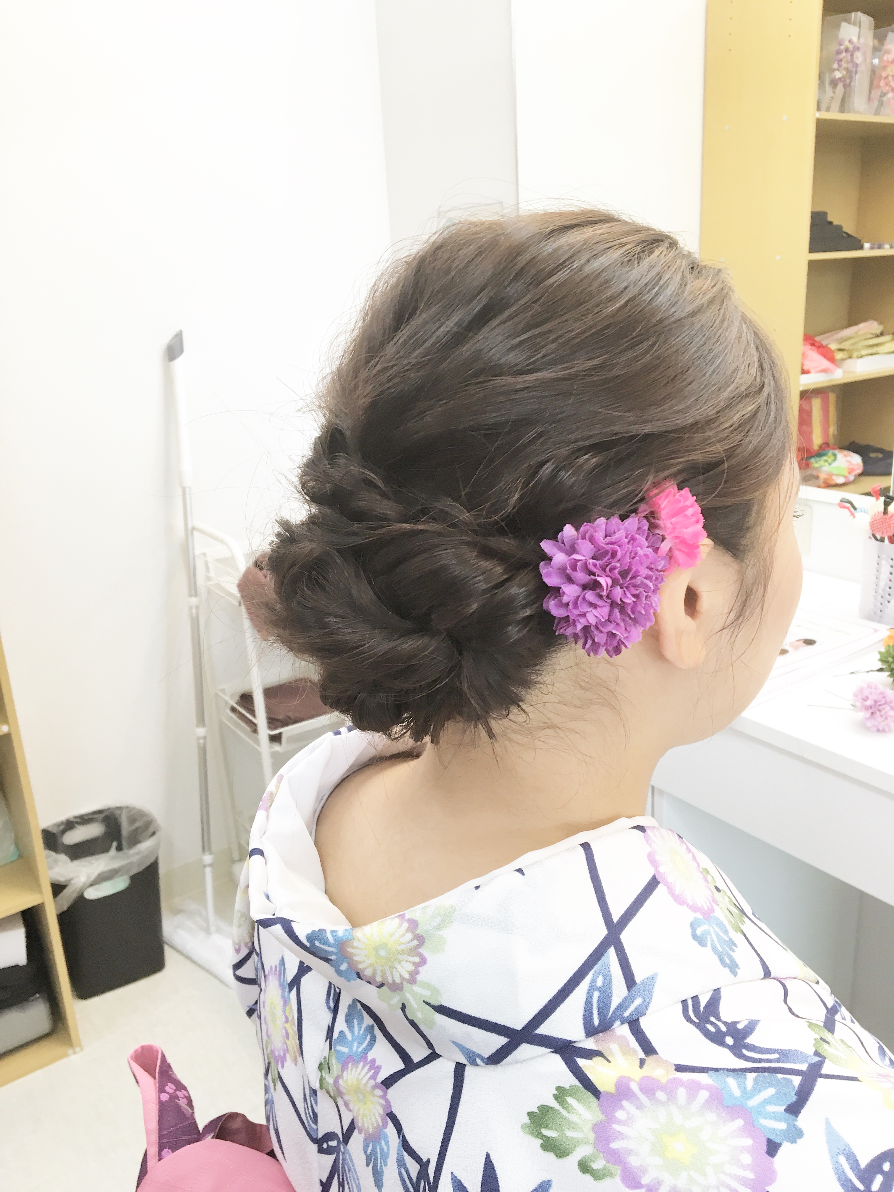 ヘアアレンジ( ´∀`)