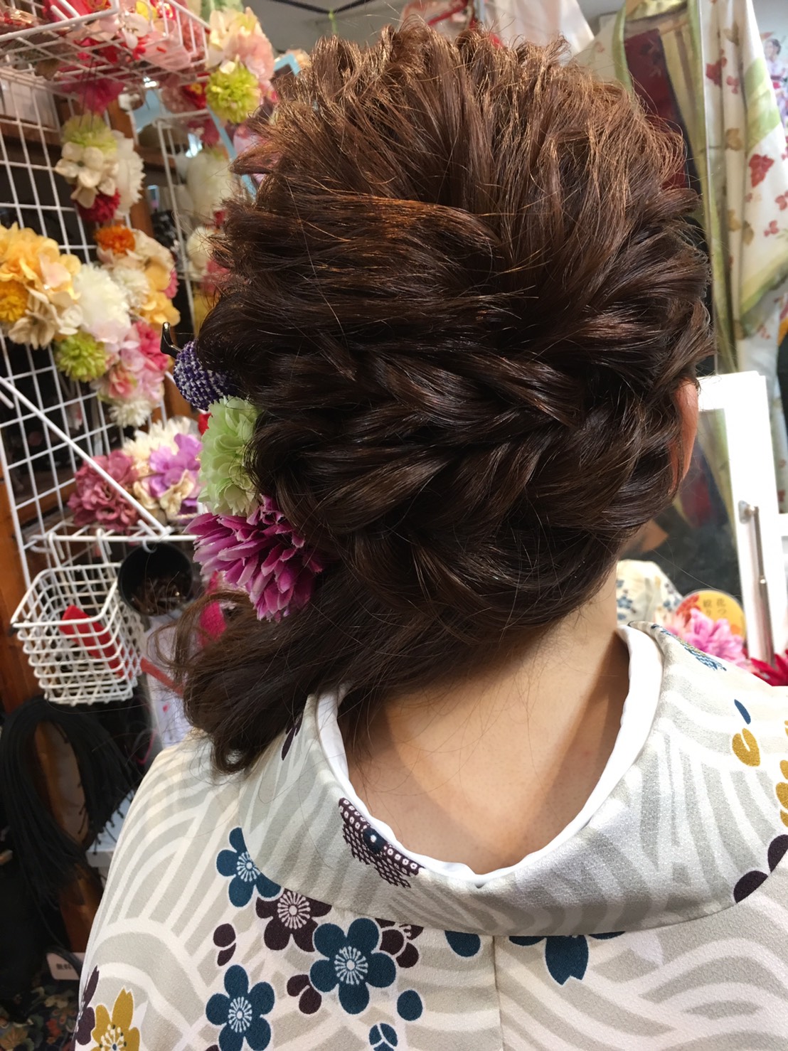 和装ヘア可愛くできます(*^^)v