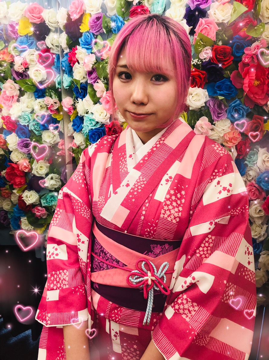 着物でサンリオピューロランド♡｜着物レンタルVASARA渋谷店