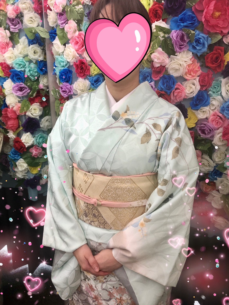 華やか訪問着スリースタ－☆｜着物レンタルVASARA渋谷店