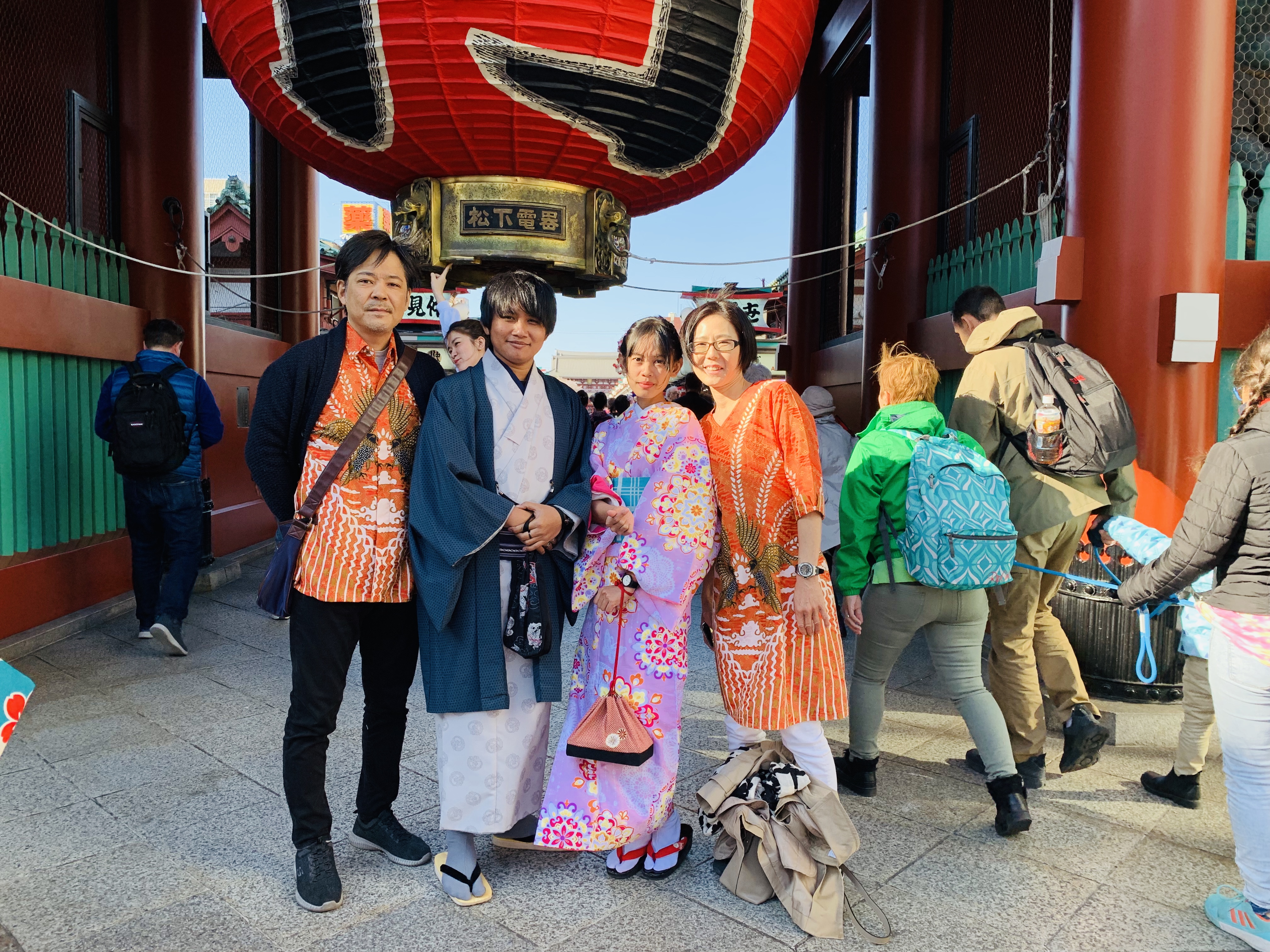 旅行で着物♪