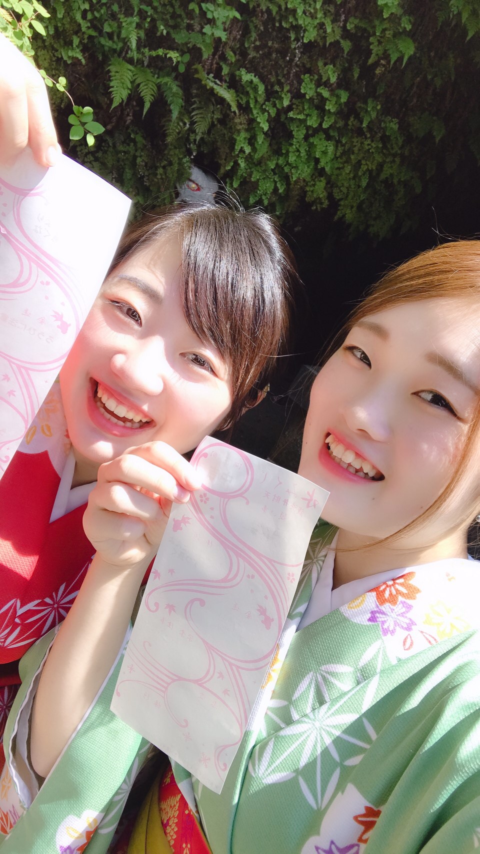 銭洗弁財天で水みくじ!
