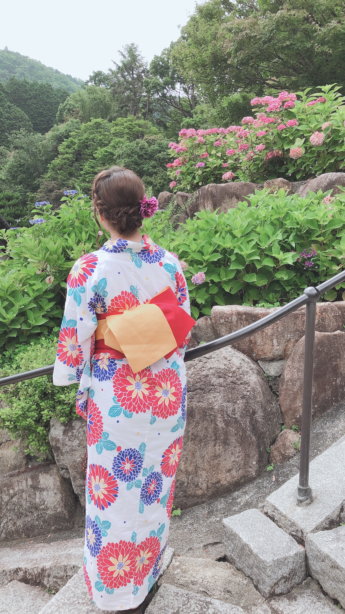 花火大会は浴衣で(^^♪