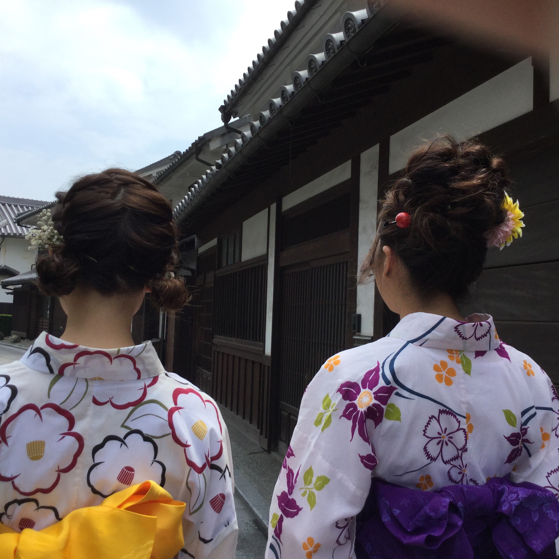 暑いですが、浴衣で倉敷観光。