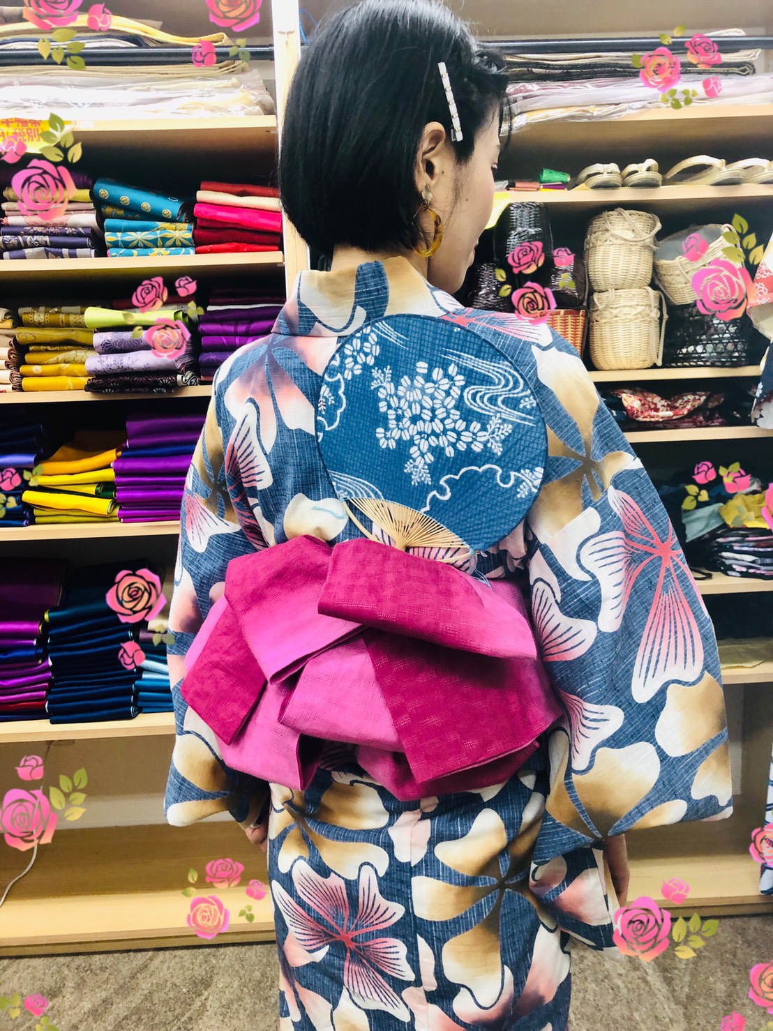 リピーターのお客様♡♡変わり結び♡♡|浴衣レンタルVASARA渋谷店