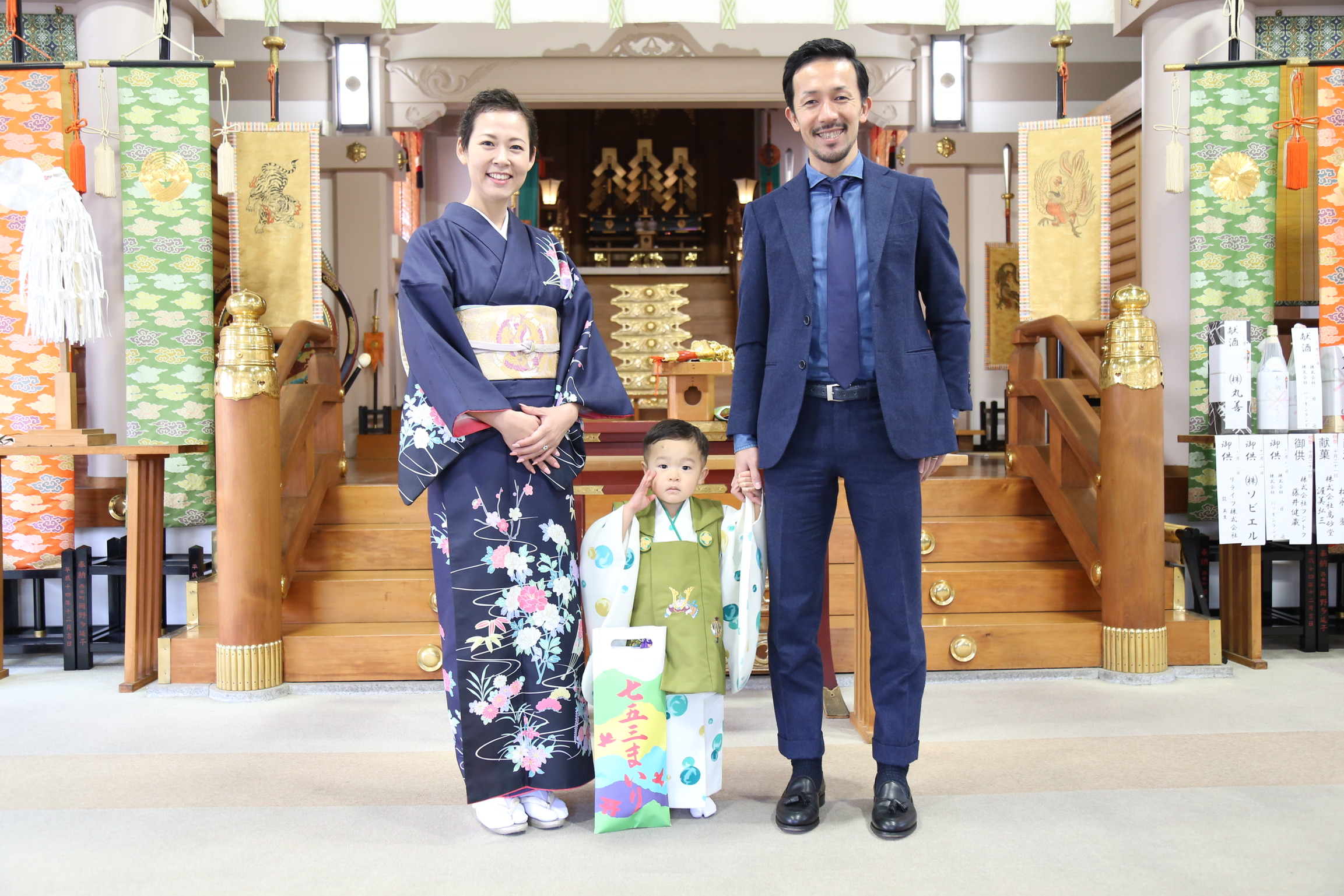 七五三祝い・お母様の訪問着