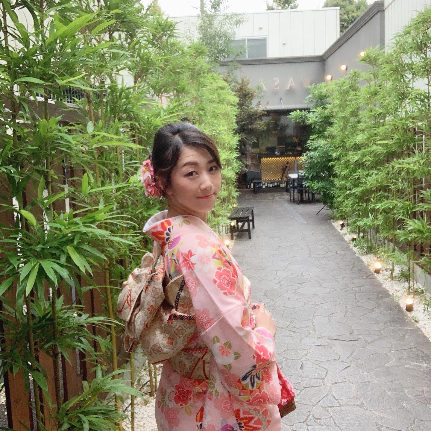 二尺袖のお着物で(((o(*ﾟ▽ﾟ*)o)))♡