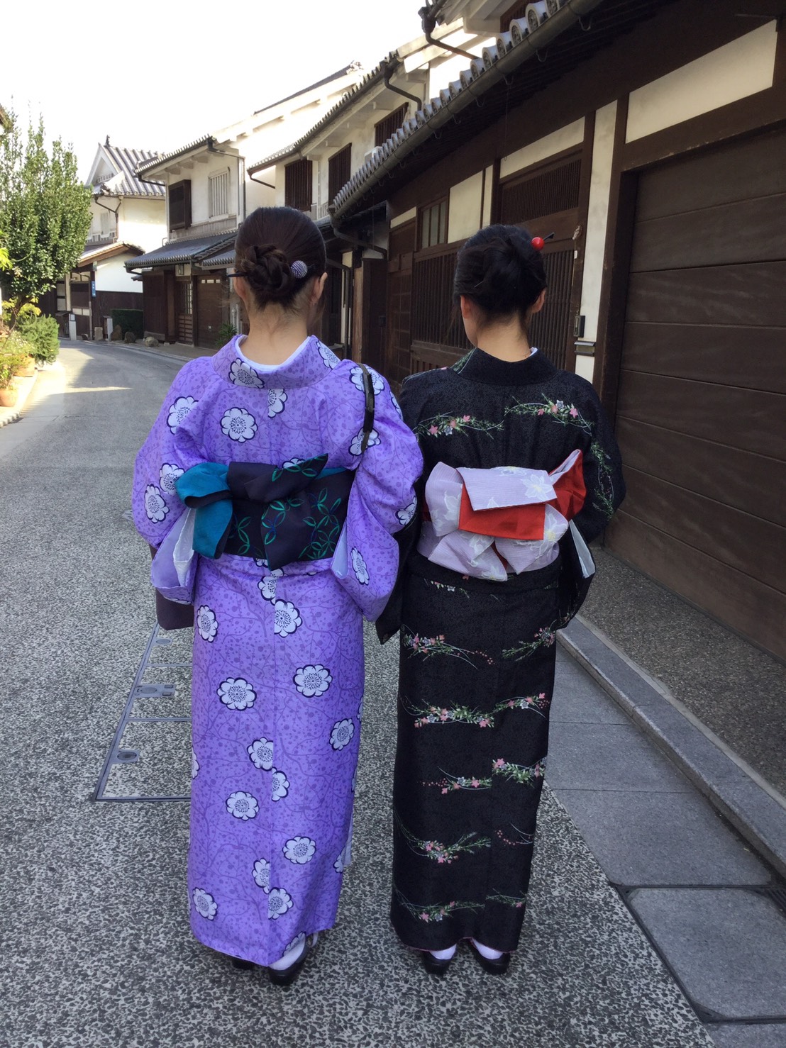着物で倉敷