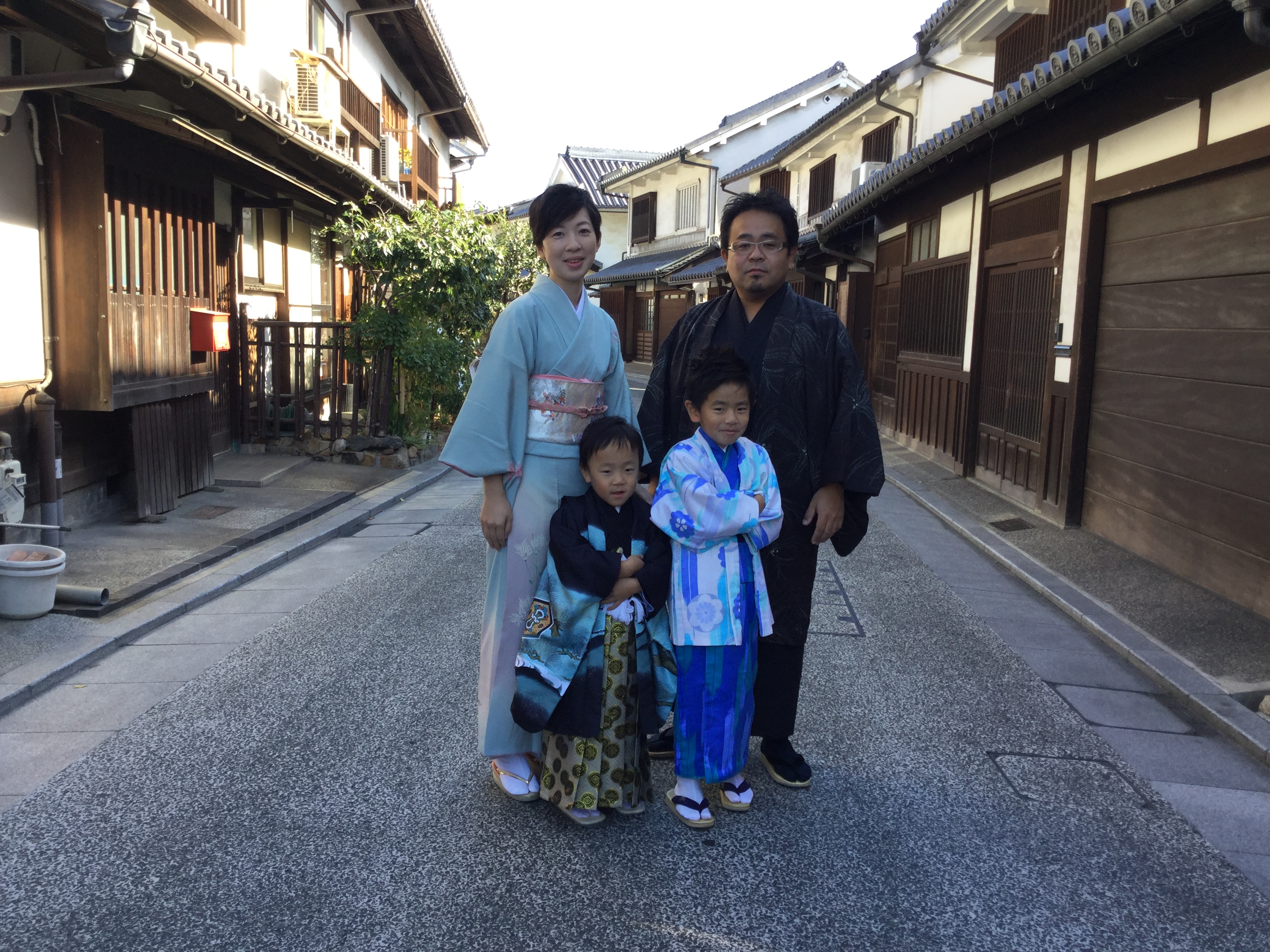 ご家族で七五三お参りです