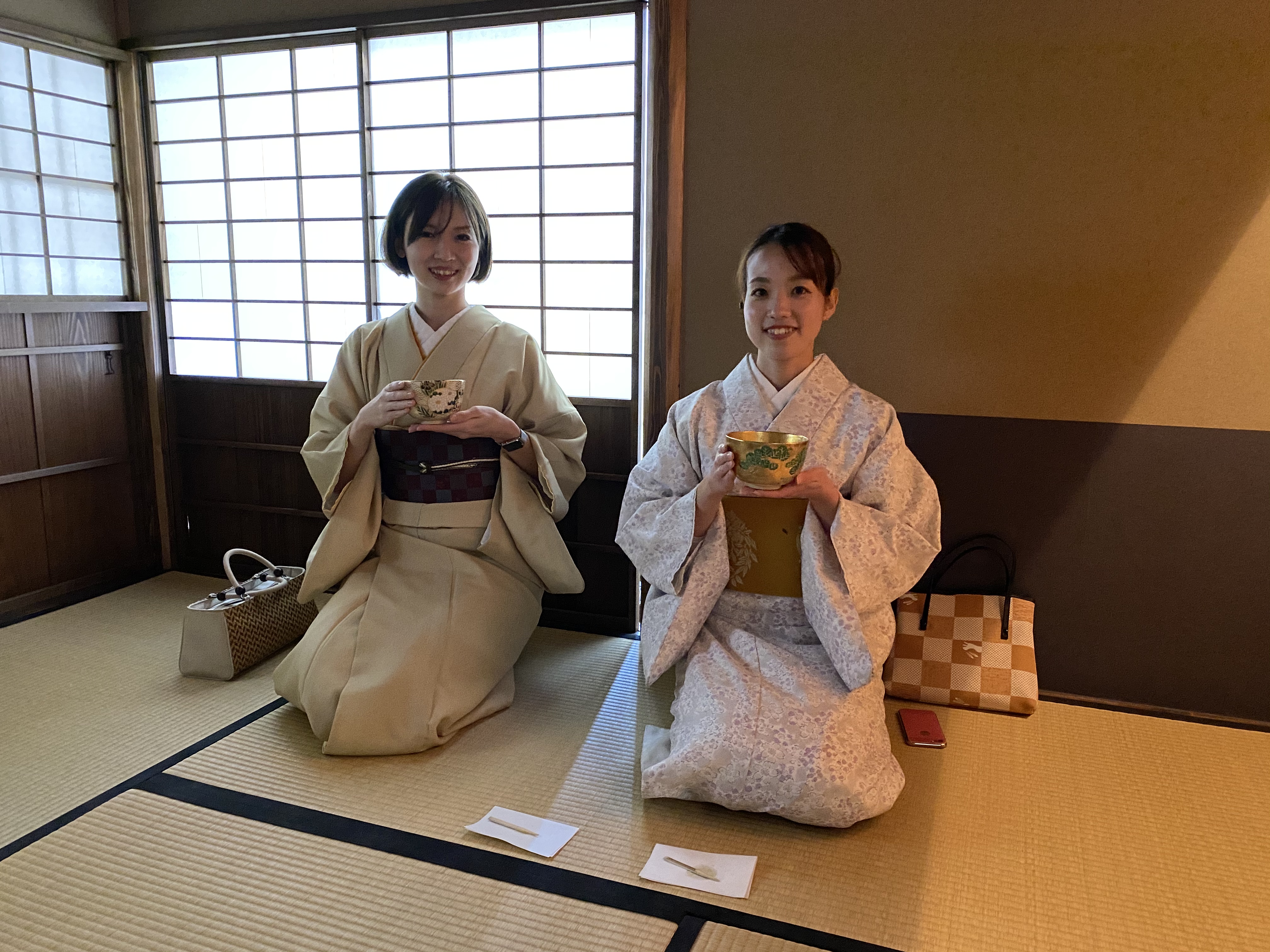 お茶室にて✨
