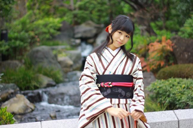 大人っぽいお着物も素敵です♪