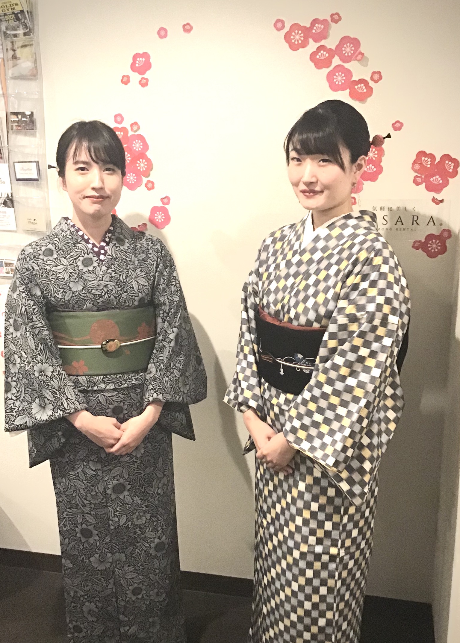 店内にて✨
