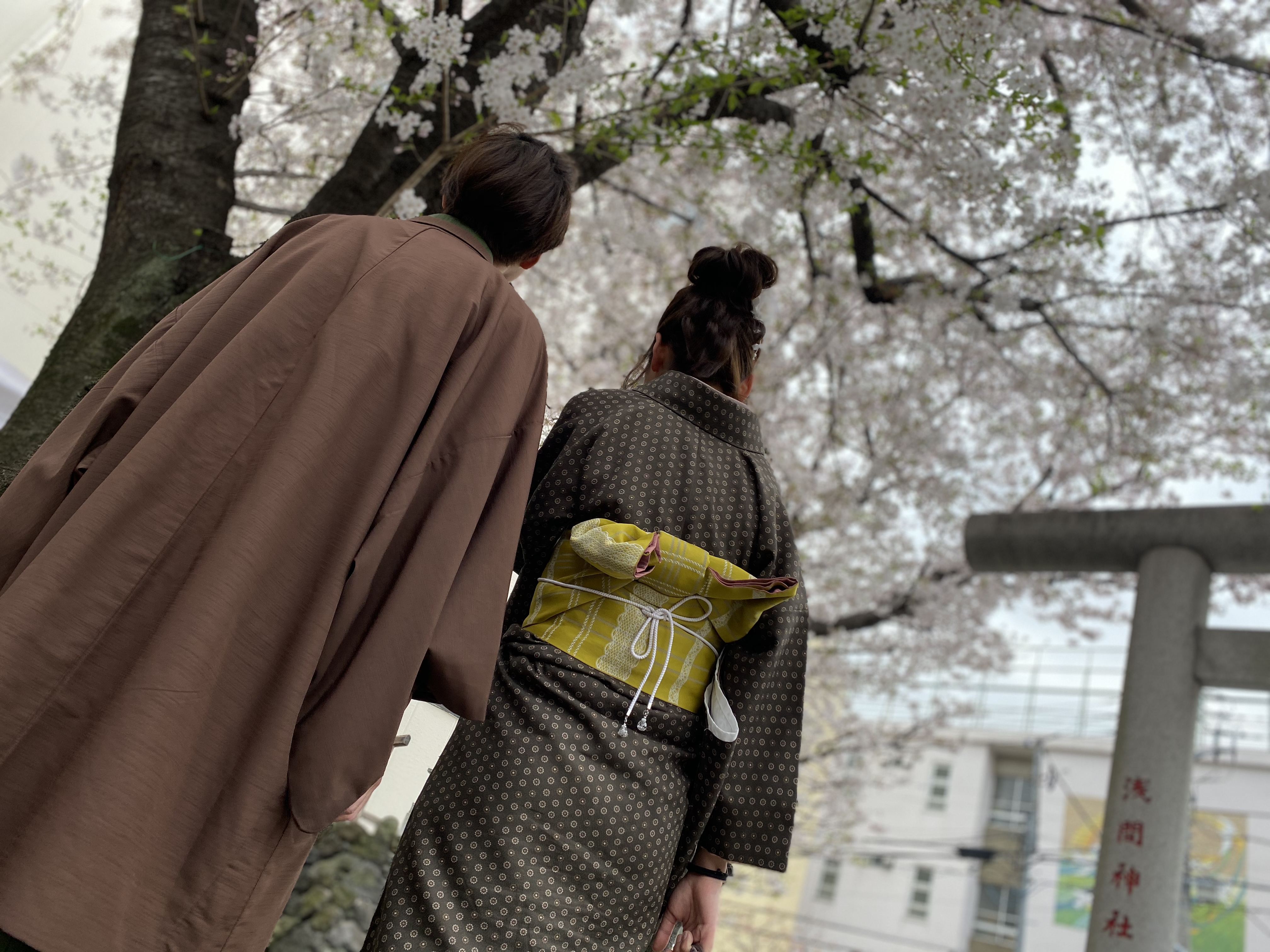 桜の木の下で…♡♡