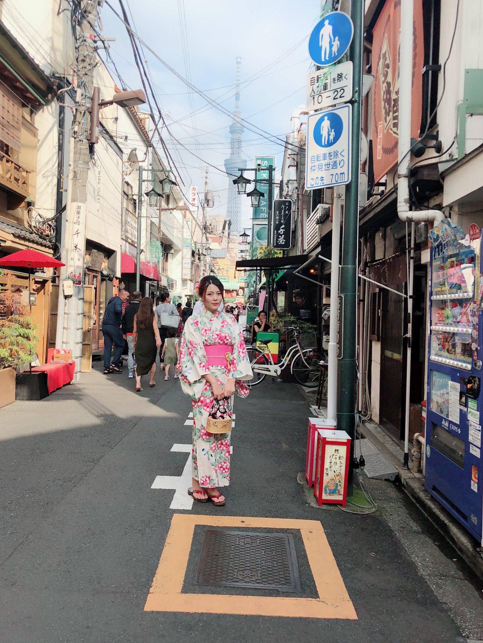 浴衣で写真を★
