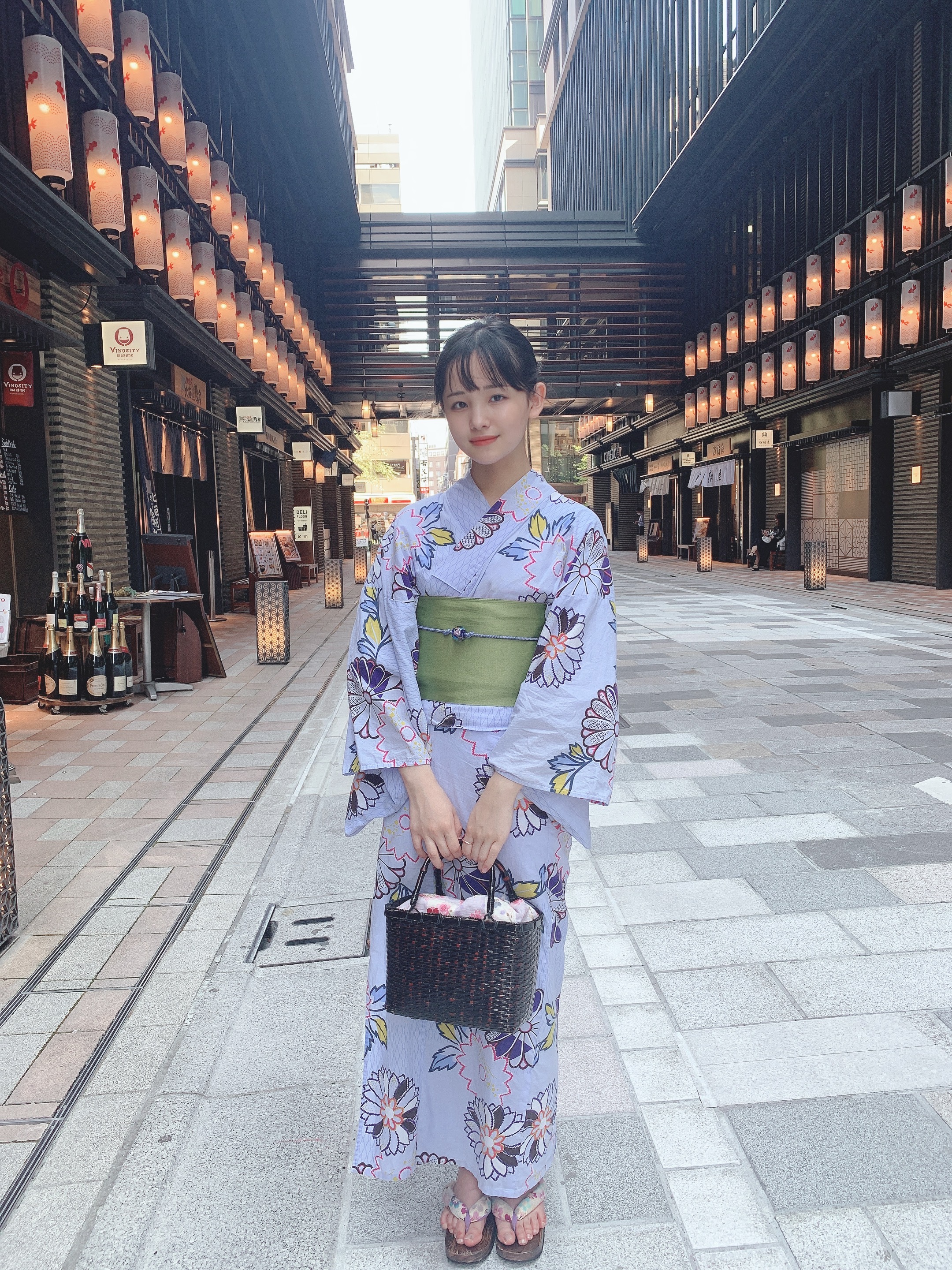 日本橋にて浴衣スナップお写真（╹◡╹）