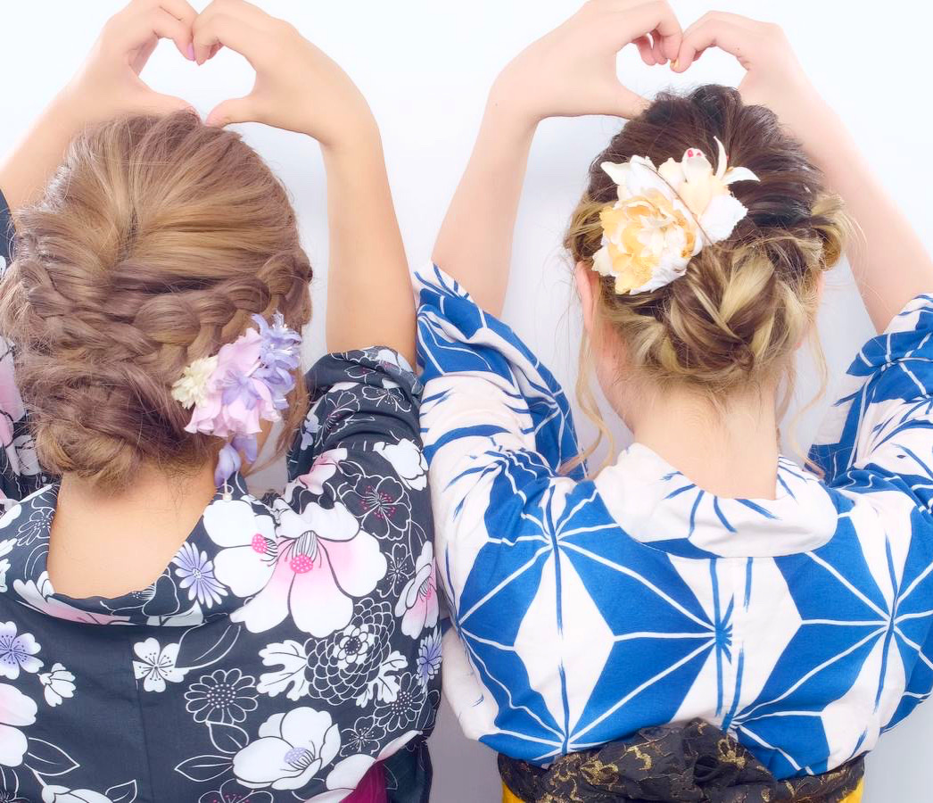 浴衣ヘアアレンジ！