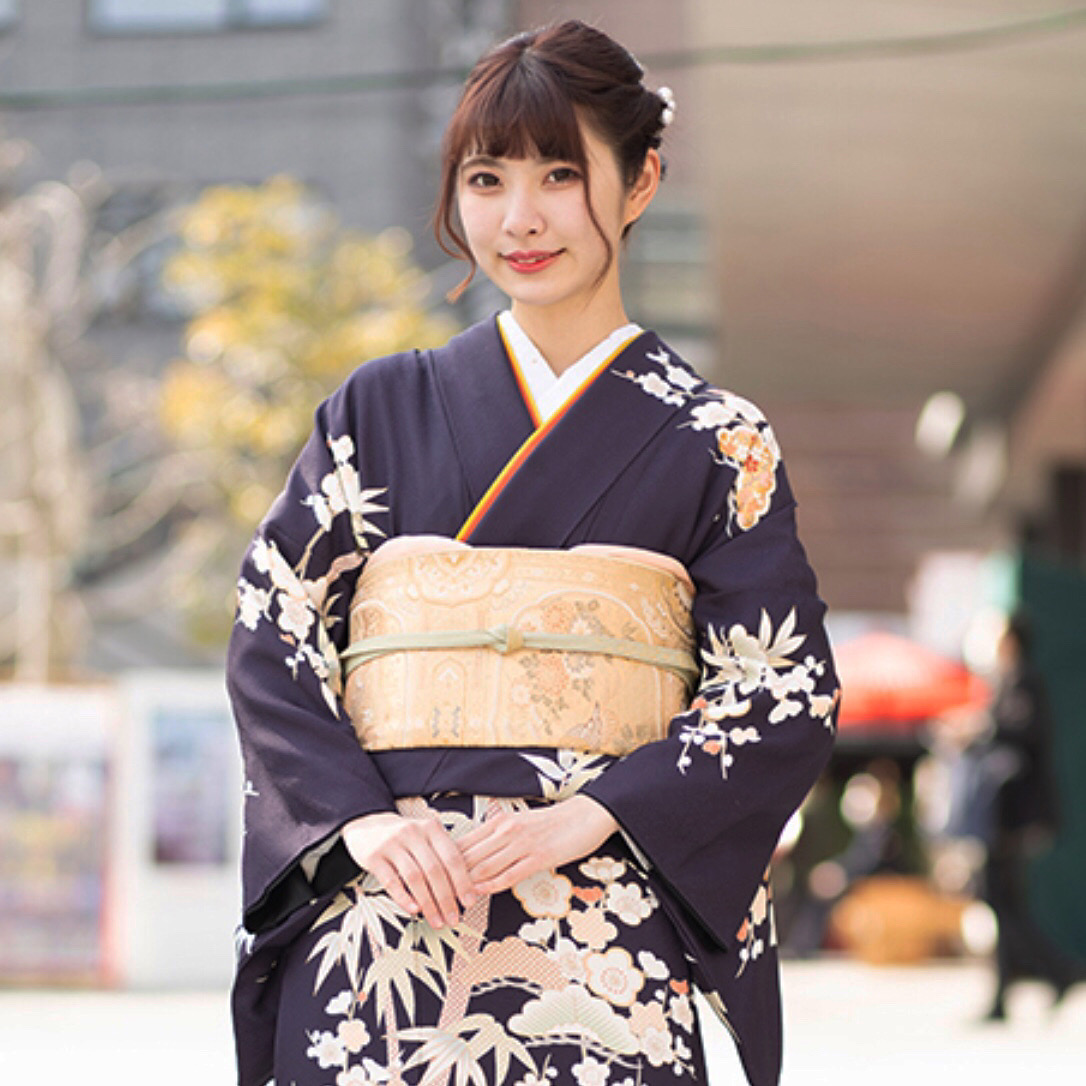 訪問着で入学式へ！