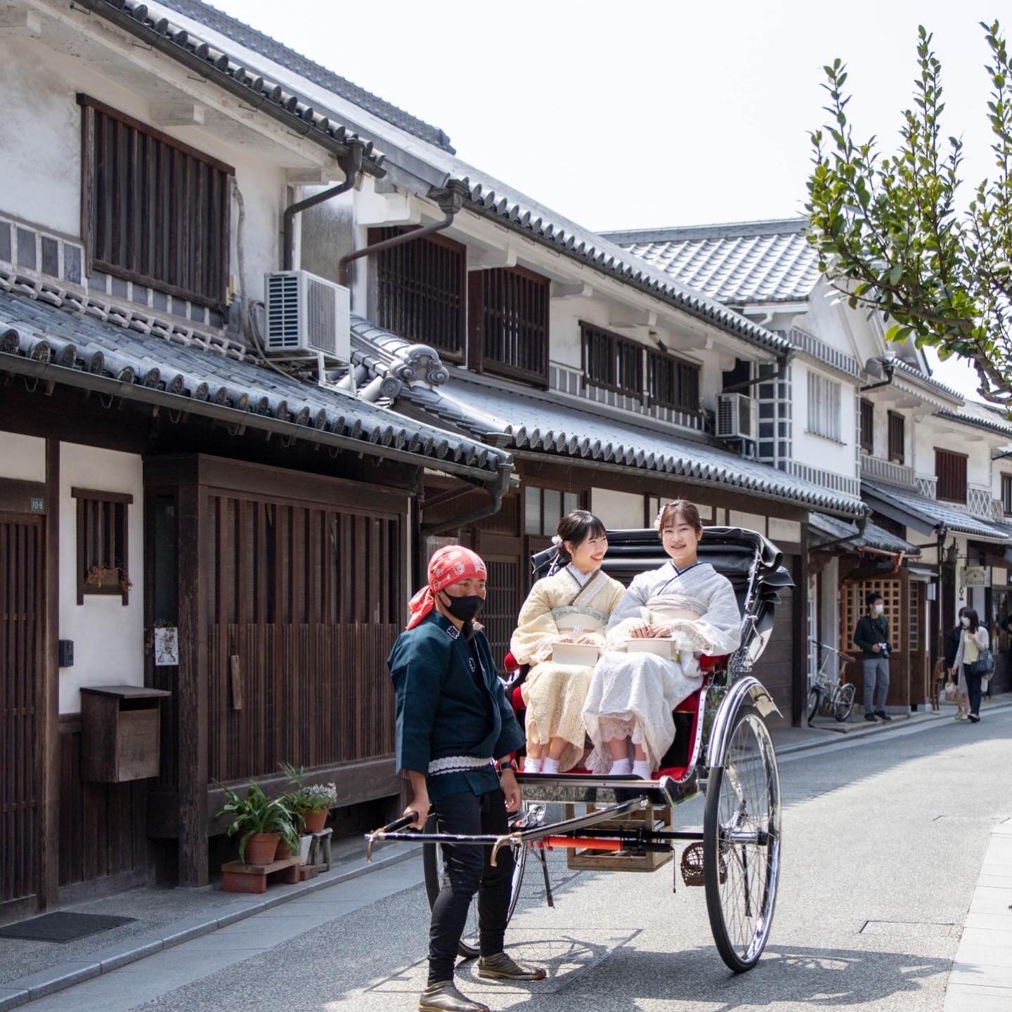 美観地区を着物で散策♪