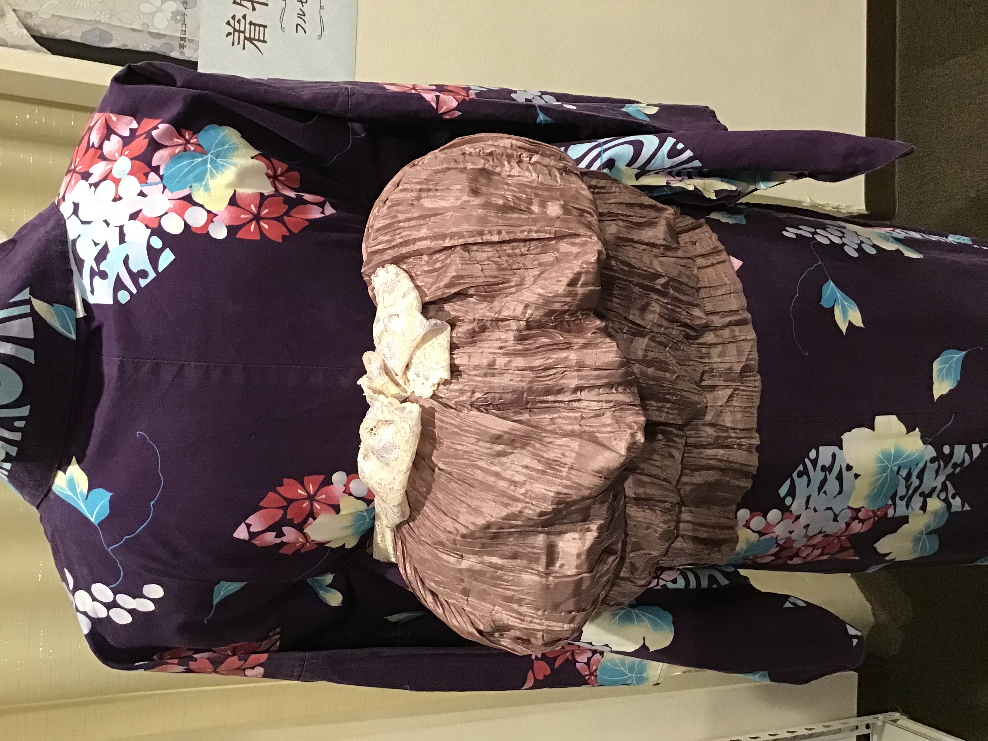 お太鼓風兵児帯アレンジ♪