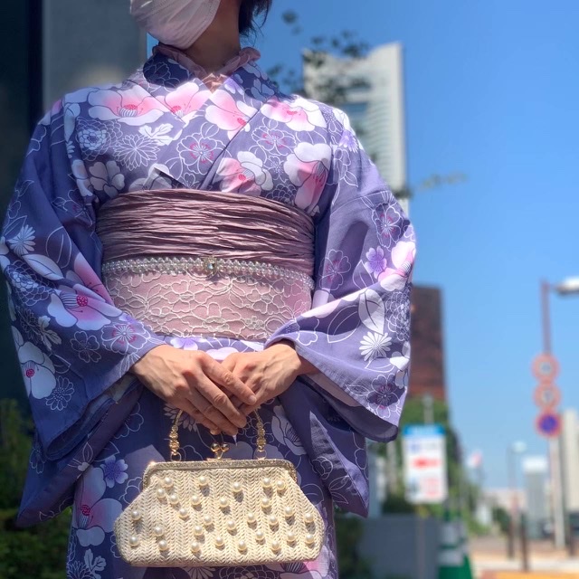 浴衣で散策