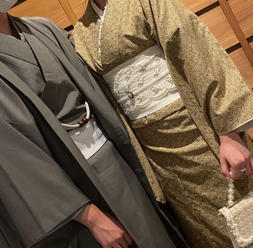 休日は着物デートෆ⸒⸒⸜( ˶'ᵕ'˶)⸝‪