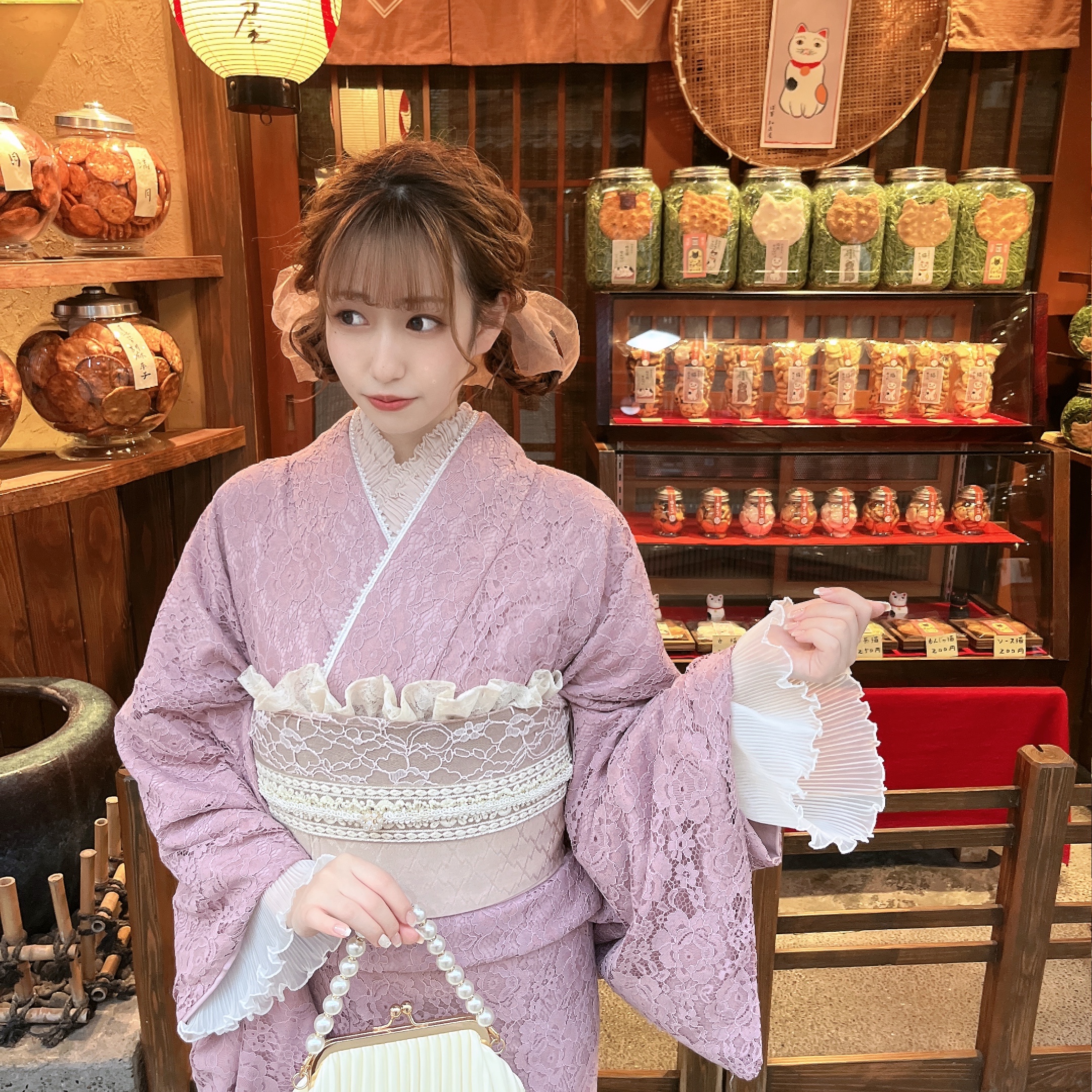 雨の日もレトロで可愛く♡