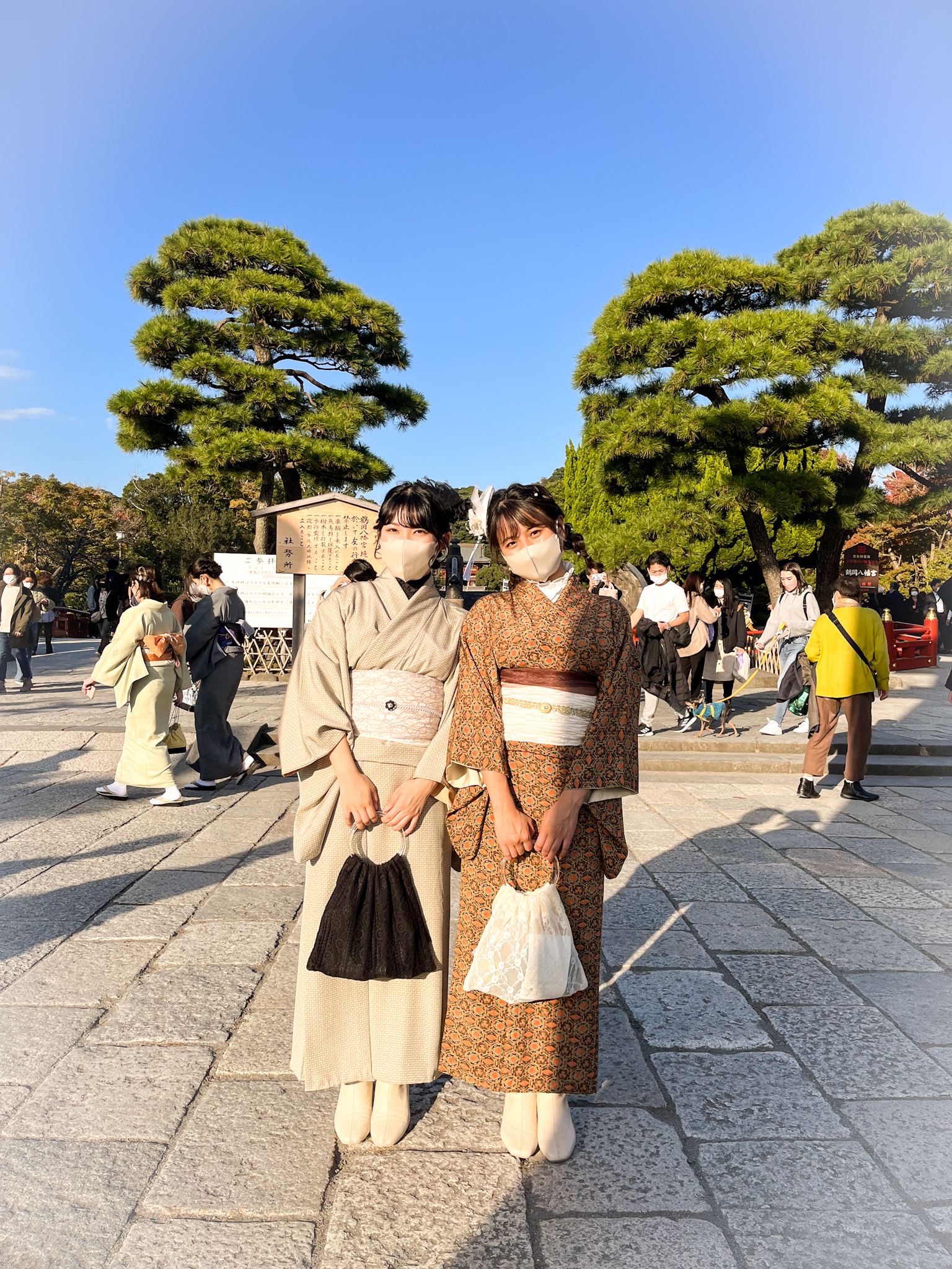 秋は着物で紅葉狩り✺⋆* (⸝⸝⸝´▽`⸝⸝⸝)⋆*✺