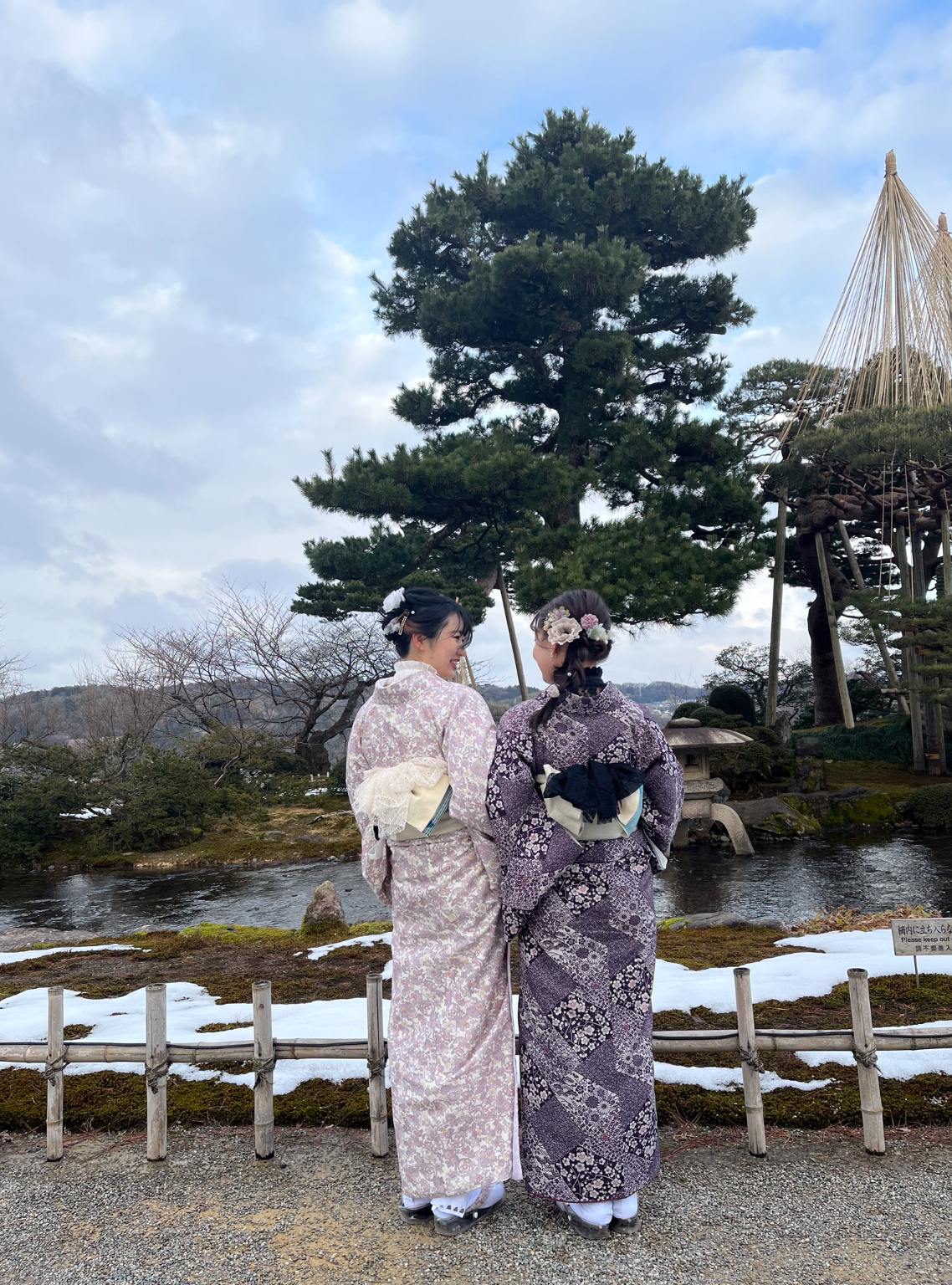 冬の兼六園