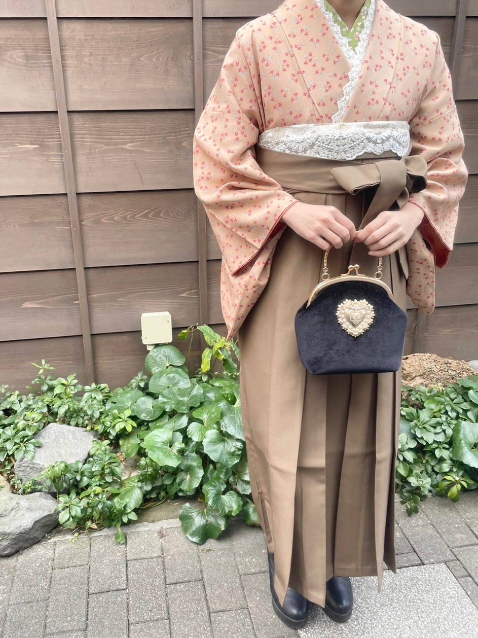 レトロモダン袴 　コーデ暖色