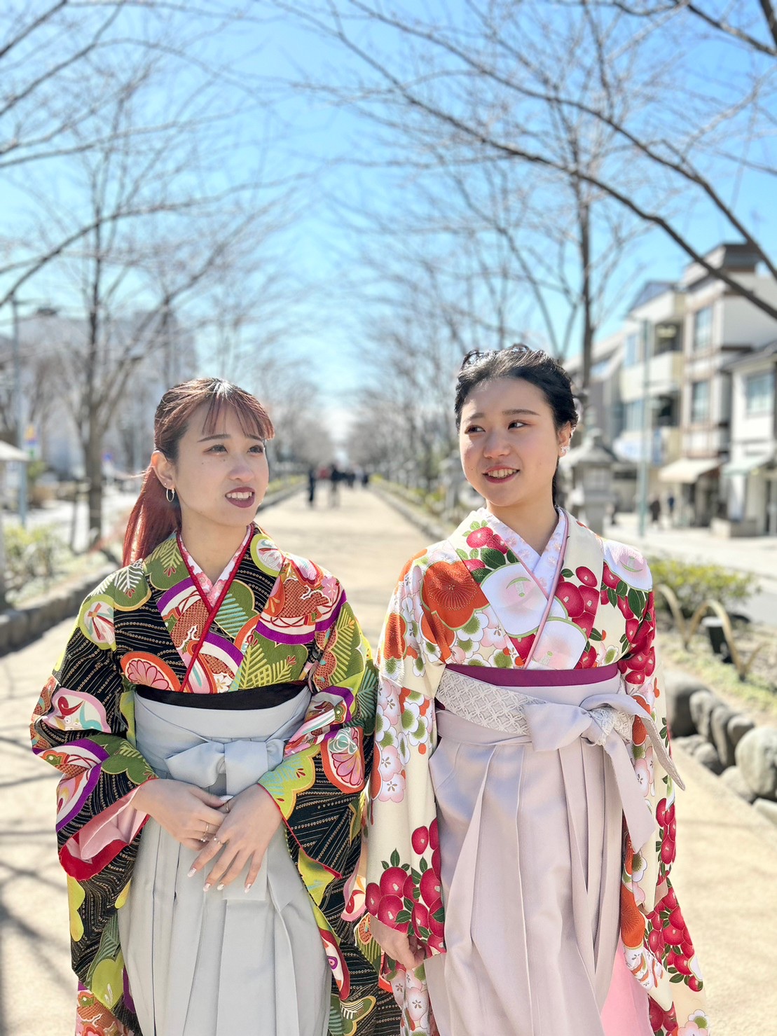 卒業袴　鎌倉散策