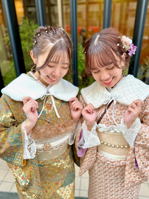 冬も着物を楽しもう♡