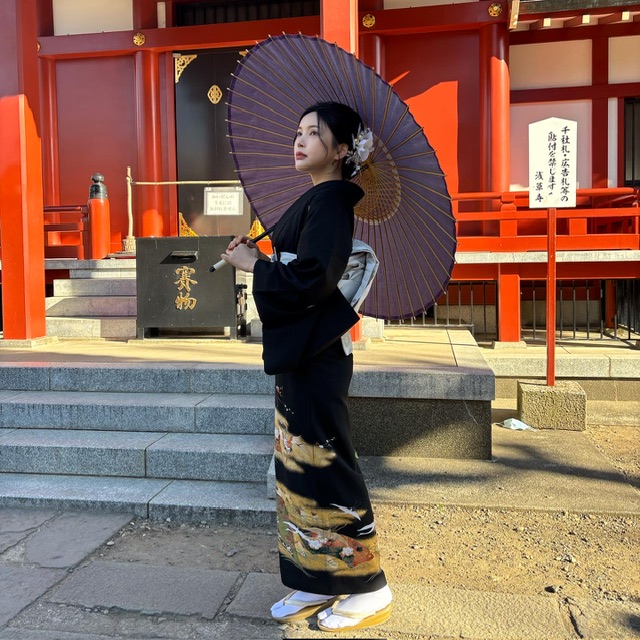 黒留袖でカッコいいお姉さんに♡
