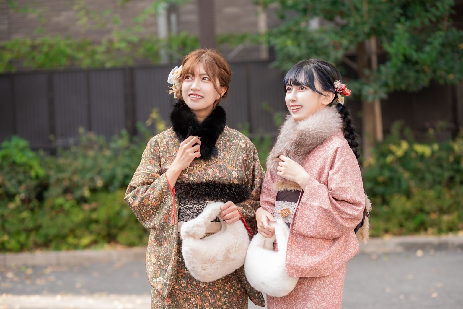 新宿 袴 着付け ヘアセット 卒業式