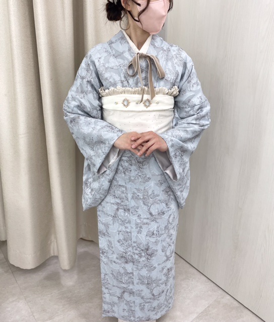 川越着物レンタルVASARA/トワルドジュイ柄の新作着物❤︎